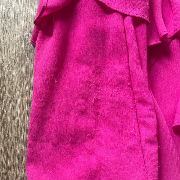 misa los angeles isidora off the shoulder ruffle detail maxi summer dress XS - Picture 9 of 10